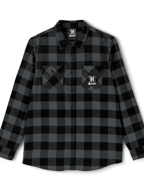Green Black Buffalo Plaid Flannel Shirt — Classic Plaid Button‑Front Shirt