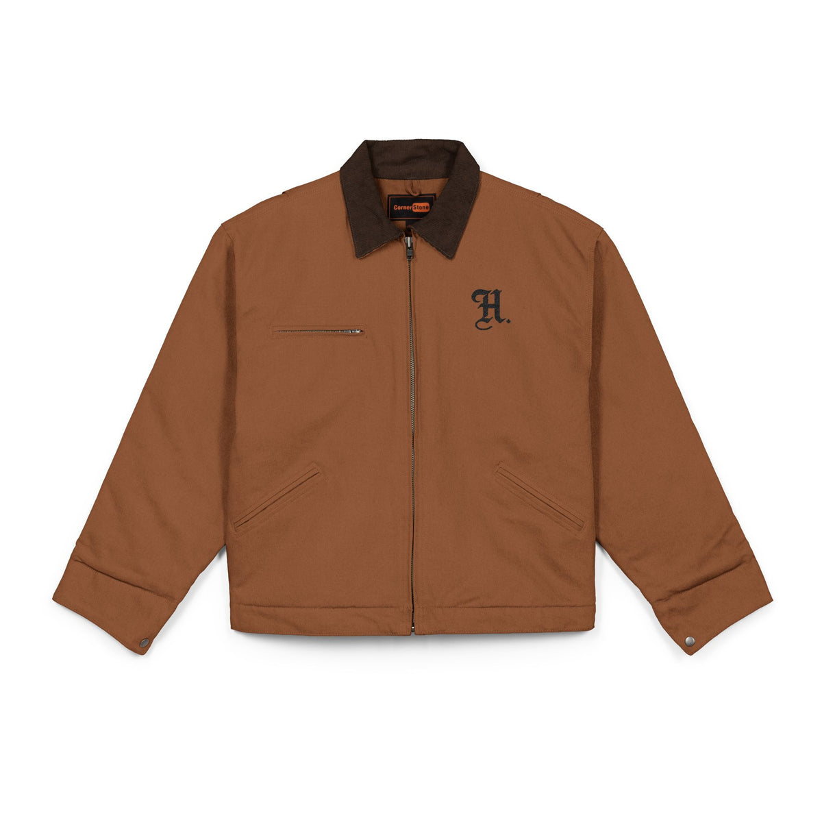 Work Jacket — Carhartt-Style Brown Chore Coat