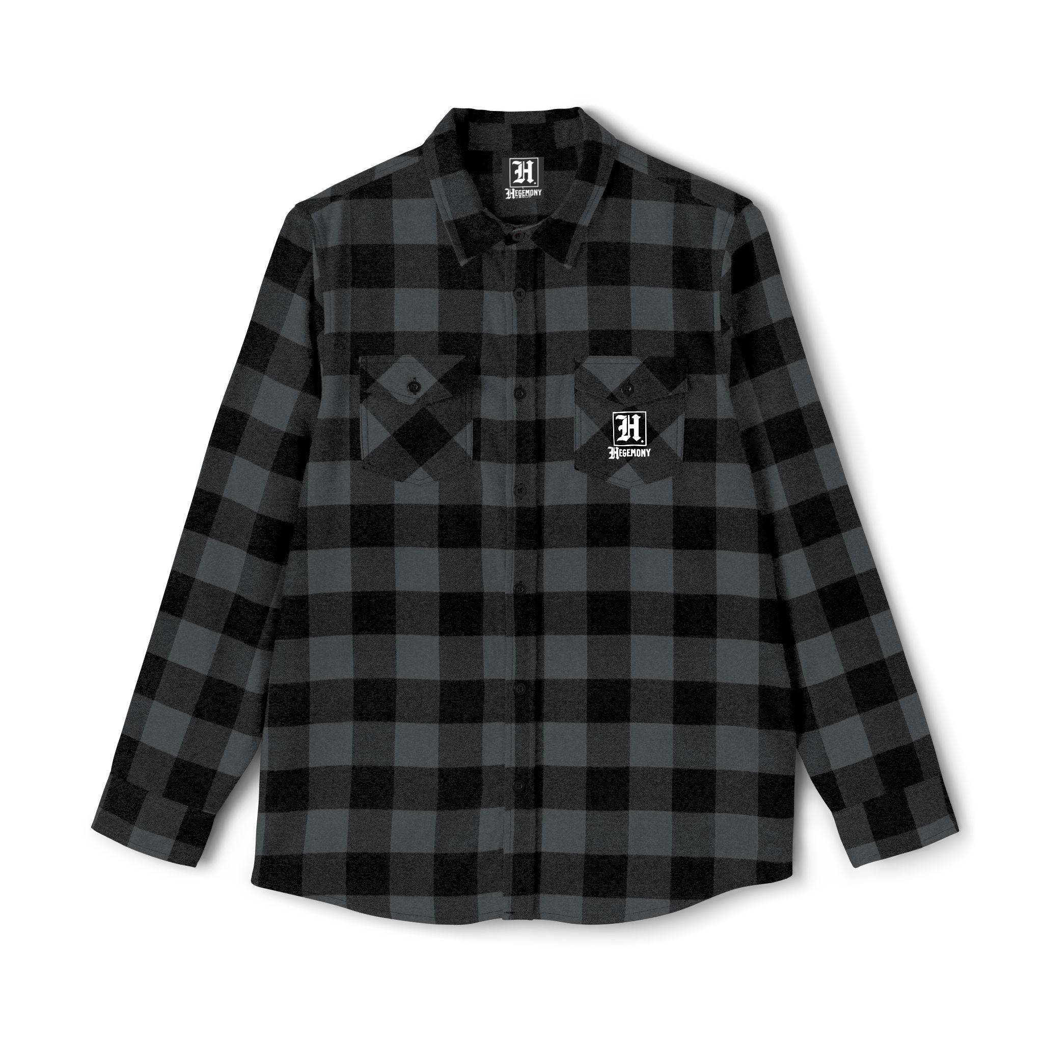 Green Black Buffalo Plaid Flannel Shirt — Classic Plaid Button‑Front Shirt