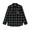 Green Black Buffalo Plaid Flannel Shirt — Classic Plaid Button‑Front Shirt