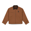 Duck Cloth Work Jacket — Carhartt-Style Brown Chore Coat